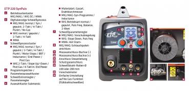 ELMAG MULTIFUNCTION WELDING INVERTER, CARRYABLE BASIC SET